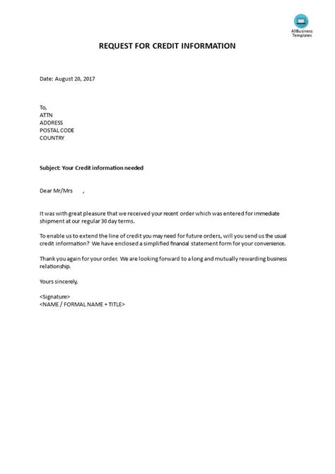 credit info center sample letters.